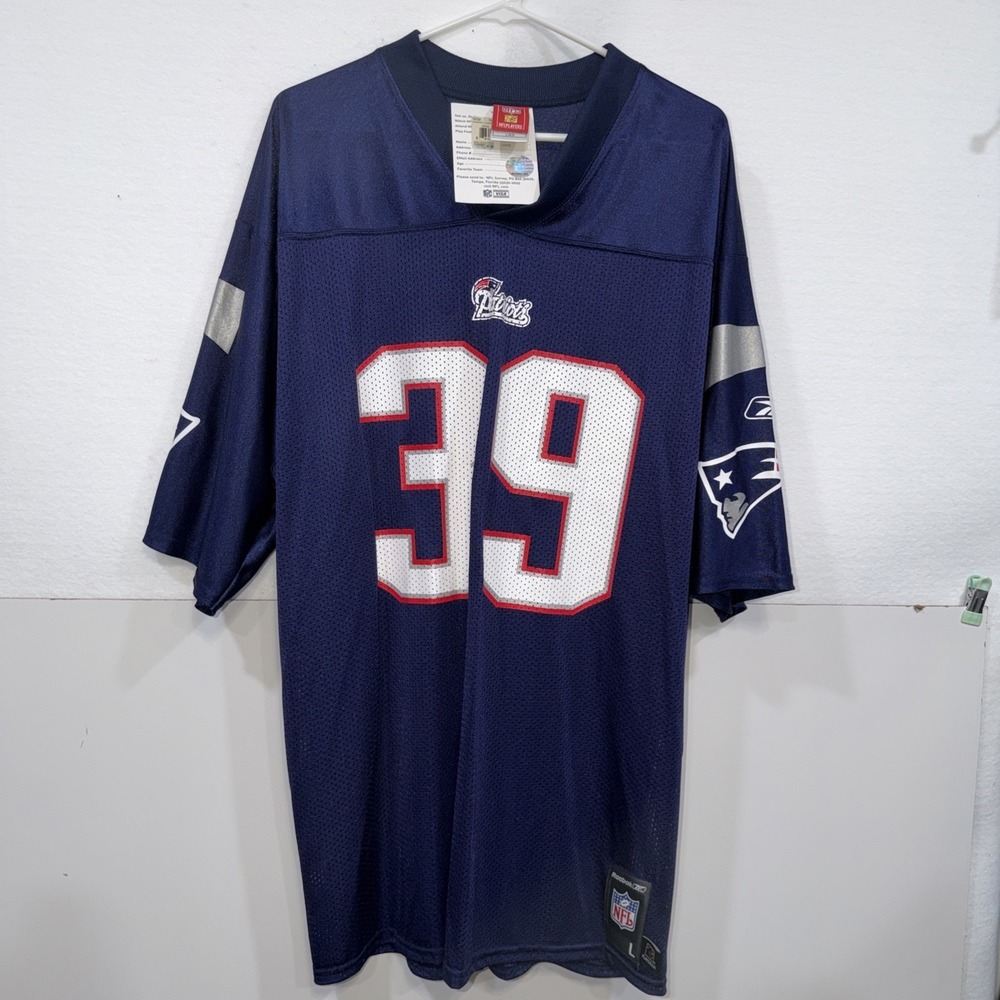 Laurence Maroney New England Patriots Reebok NFL Jersey Mens Large Blue NWT